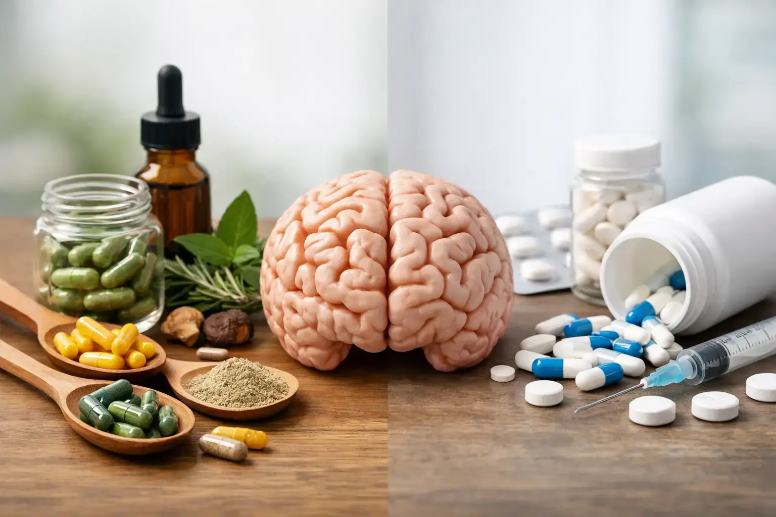 Brain Wellness Supplements vs Prescription Drugs